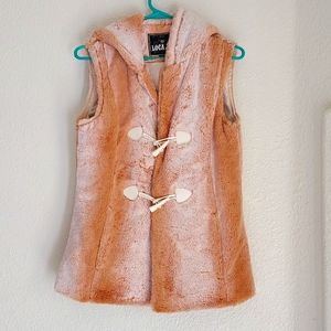 Loca LA faux fur vest